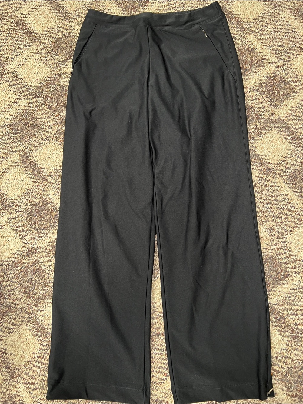 Lucy Black Wide-Leg Women's Pants